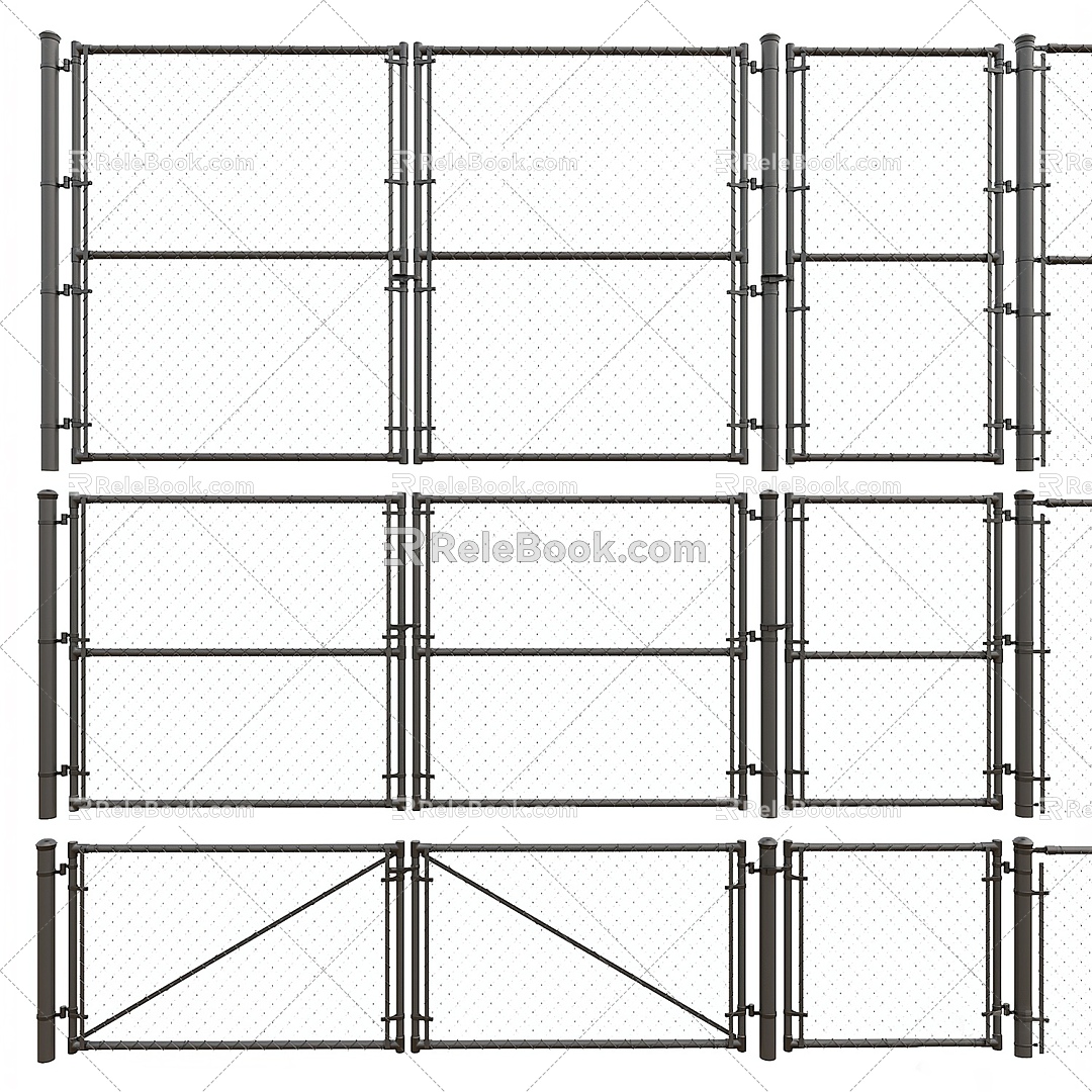 Fence net protection net fence partition net 3d model