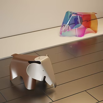 Modern Children's Chair Children's Stool 3d model