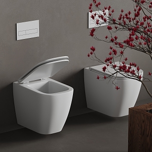 Modern toilet 3d model