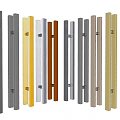 Modern Door Handles In Assorted Colors And Metal Finishes For Home Use