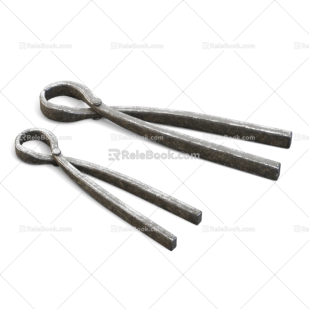 Pliers vise hardware tools 3d model