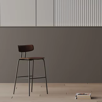 Modern Bar Chair 3d model