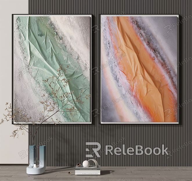 Modern Abstract Painting Abstract Hanging Picture Combination model