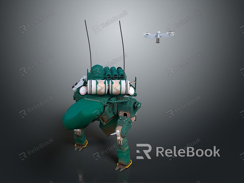 Mech tank mech insect mech spider crab machine crab mechanical crab mech crab model