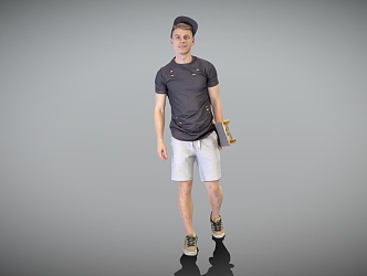 Fashion Boys Trendy Men 3d model