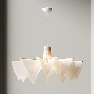 Modern chandelier 3d model