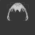 Grotesque Alien Creature Character With Gaping Head Metallic Skin And Slim Body