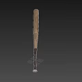 Wooden Baseball Bat Sports Equipment With Leather Wrapped Grip For Baseball Training