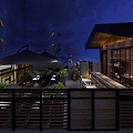 New Chinese Night View Terrace 3d model