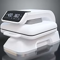 Modern printer laser printer bill printer dot matrix printer 3d model