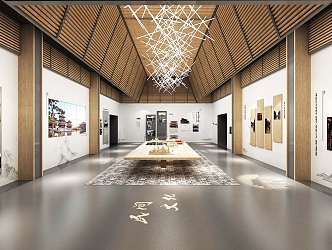 Old Town History and Culture Exhibition Hall 3d model