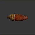 Red Tropical Fruit With Peeled Spiky Skin And Smooth Flesh On Dark Background