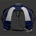 Blue And Black Adjustable Baby Carrier With Safety Buckles And Straps