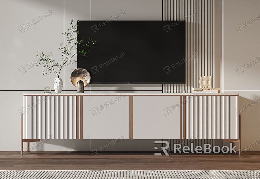 Light Luxury TV Cabinet model