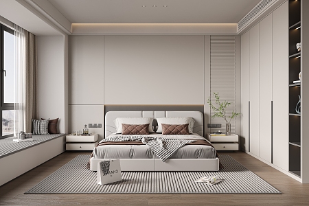 Modern Bedroom 3d model