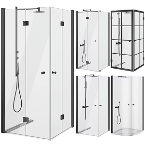 Modern Shower Room Glass Shower 3d model