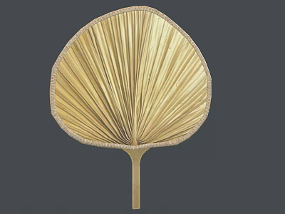 Golden Leaf Shaped Wall Decor With Intricate Rim And Textured Surface 3d model