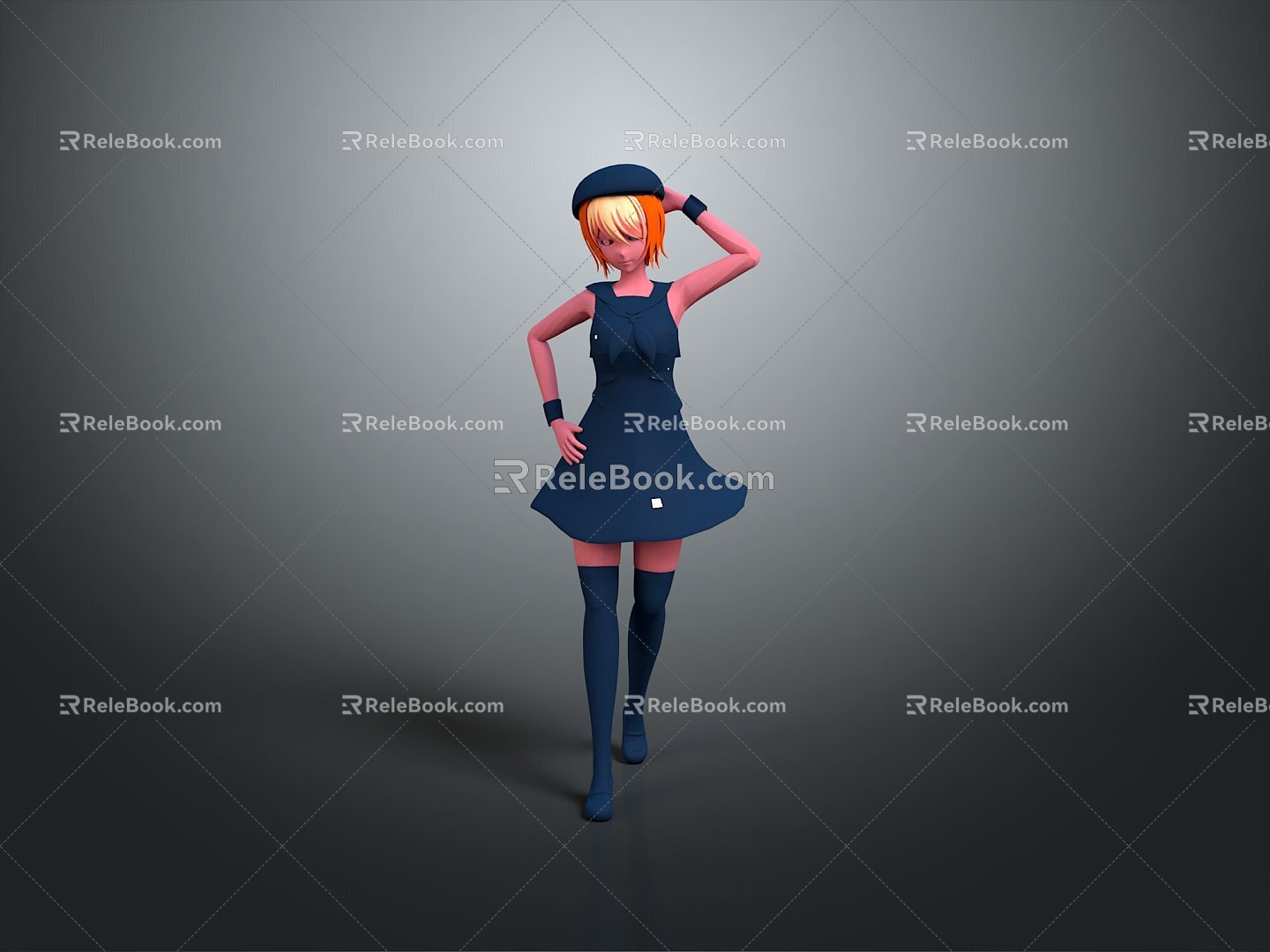 Cartoon Beauty Animation Beauty Animation Beauty Cartoon Girl Animation Girl Cartoon Girl Fantasy Beauty 3d model