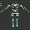 Modern Robot Toy Sci-Fi Robot Characters Game Characters 3d model