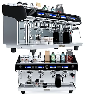 Modern coffee machine 3d model