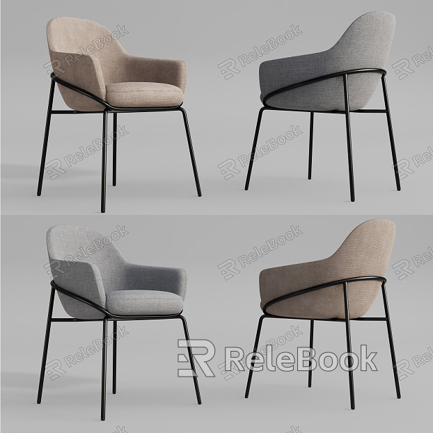 Modern Dining Chair Single Chair model