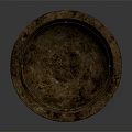 Handcrafted Wooden Bowl With Intricate Carved Patterns For Home Decor And Daily Use