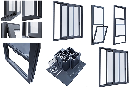 Window casement 3d model