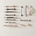 Various Stylish Decorative Handles With Metal Brass Designs For Home Cabinet Furniture Hardware