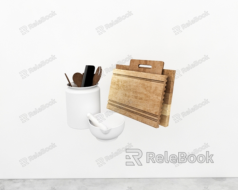 Small kitchen pieces model