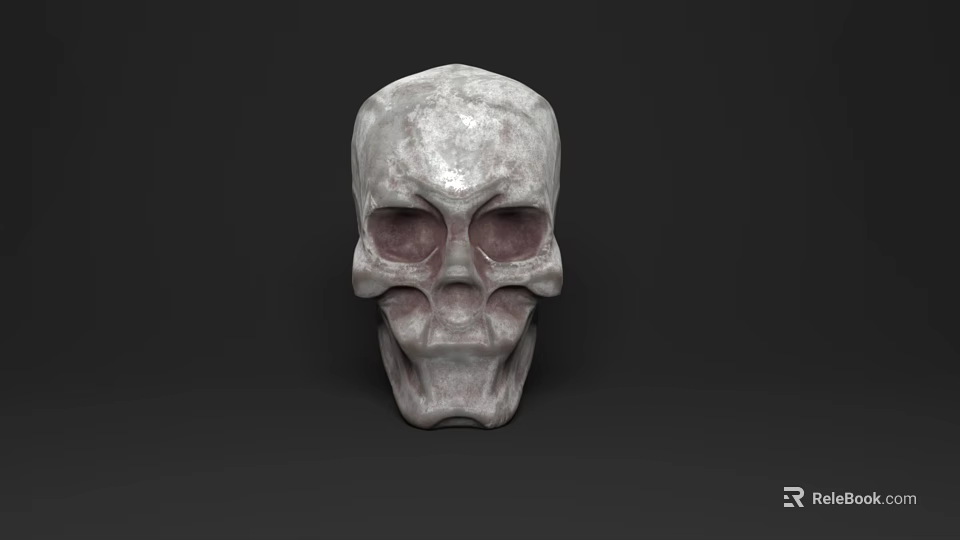 Medical Skull Model For Anatomical Teaching And Healthcare Training Applications 3d model 
