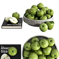 Fresh Green Apples in a Gray Bowl for Healthy Fruit Snack Ideas