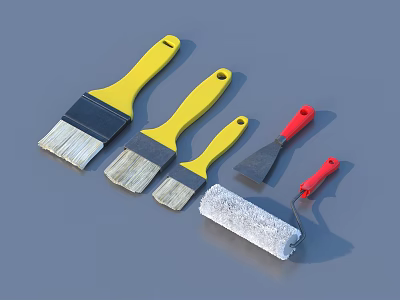 Brush Paint Brush 3d model
