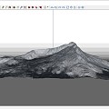 Snow Mountain Mountain Peak 3d model