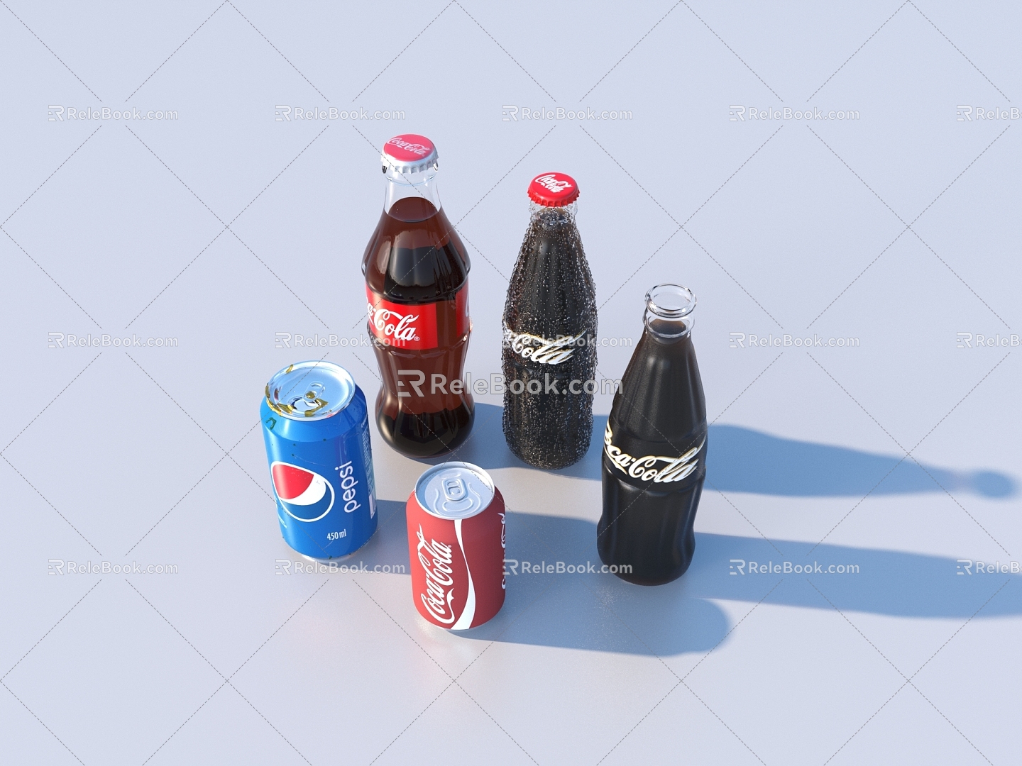 Coke Sprite Beverage Canned Beverage Can 3d model