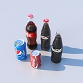 Coke Sprite Beverage Canned Beverage Can 3d model