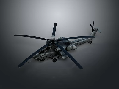 Gray Body Mars Helicopter Rotor Model for Aerospace Exploration Missions 3d model