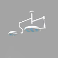 Medical Equipment Surgical Shadowless Lamp With Dual Head LED Bulbs And Adjustable Arm
