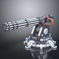 laser tower turret turntable sci-fi tower defense game tower defense sci-fi turret game turret game turret 3d model