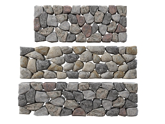 Landscape Wall Enclosure Stone Wall Mao Stone Wall Stone Landscape Wall Country Courtyard Landscape Wall 3d model