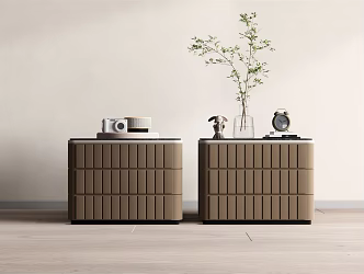 Modern bedside table 3d model