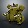 Mech Warrior Mech Soldier Machine Battlearm Mechanical Battlearm Machine Fighter Robot 3d model