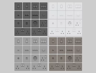 Modern switch socket 3d model