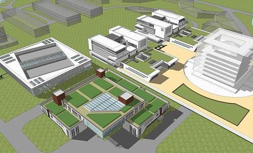 Software Park R & D Center of Science Park 3d model