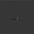 Gray Military Fighter Jet With Mounted Missiles And Reflective Dark Background