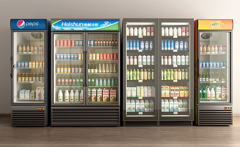 Refrigerator freezer fresh-keeping cabinet 3d model