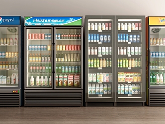 Refrigerator freezer fresh-keeping cabinet 3d model