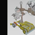 Welding mobile car 3d model