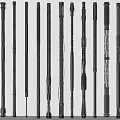 Industrial Equipment Various Metal Rods Featuring Different Designs And Structural Details For Industrial Applications