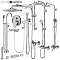 Modern hardware shower 3d model
