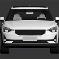 White Modern Car With Black Roof And Sleek Alloy Wheels Design